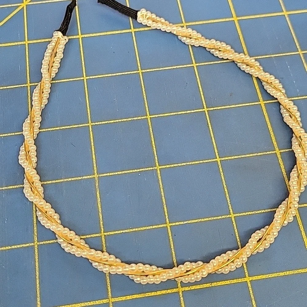 Elegant Pearl Headbands Set Of 3